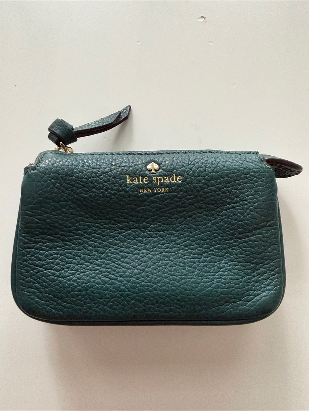 kate spade New  Forest Green Leather coin purse
